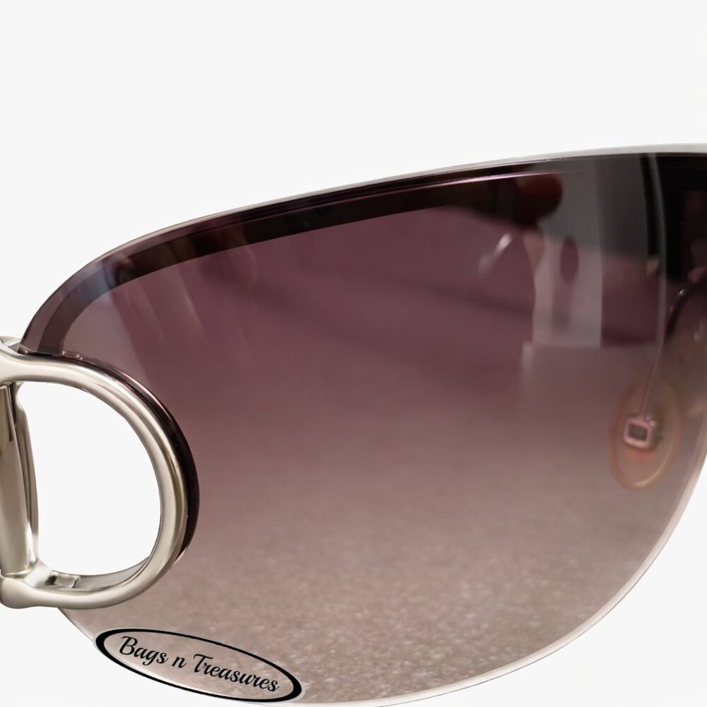 Gucci Horsebit Shield Sunglasses – EUC - Picture 6 of 10